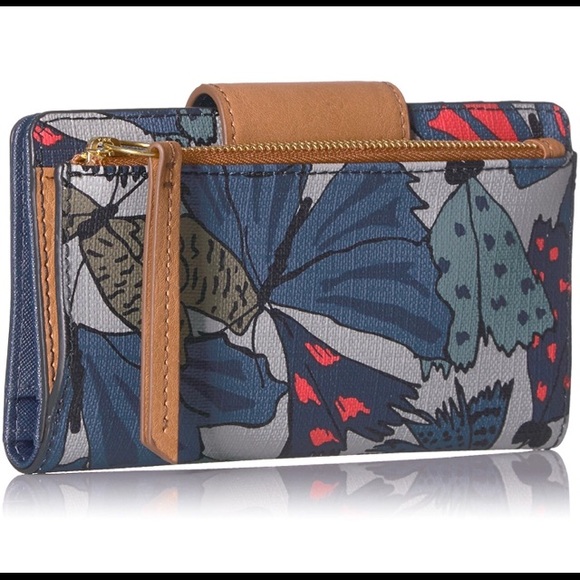 Fossil Emma Grey Multi Clutch Wallet - NWT - Picture 5 of 7
